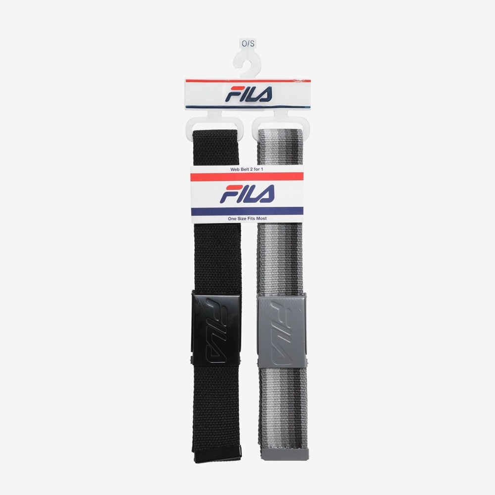 FILA Fabric Buckle Belt Set Set Of 2 Hot Topic One Size Fits Most
